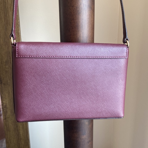 ♠️ Kate Spade Maroon Envelope Purse - Picture 4 of 6